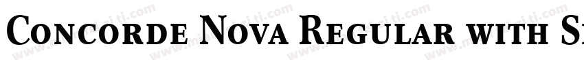 Concorde Nova Regular with Small Caps字体转换